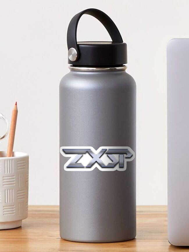 Thumbnail 1 of 3, Sticker, ZXSP Metal Logo sticker designed and sold by zxspmusic.