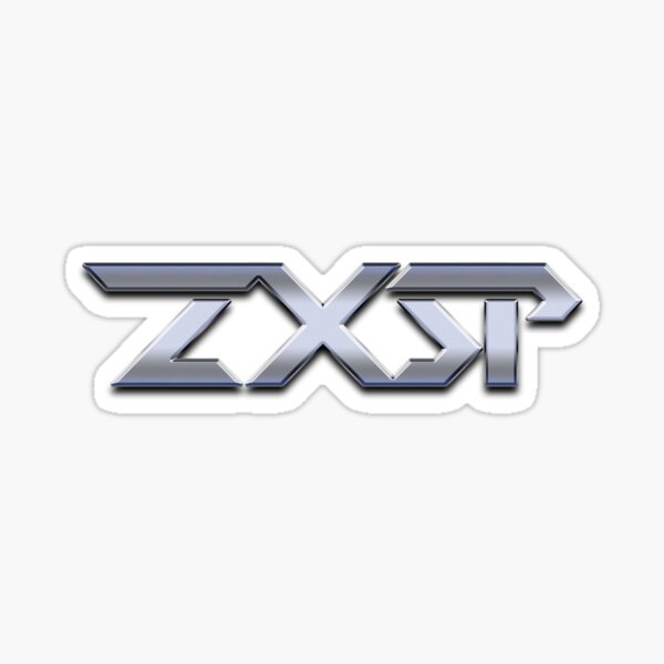 ZXSP Metal Logo sticker Sticker