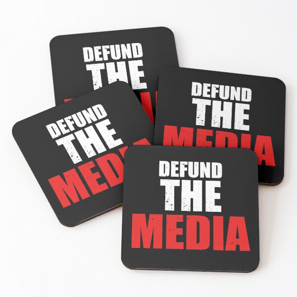 Item preview, Defund The Media Mask designed and sold by Dearpeople.
