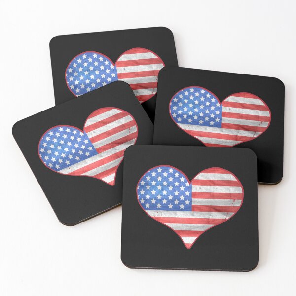 Item preview, American Flag Heart designed and sold by flippinsg.