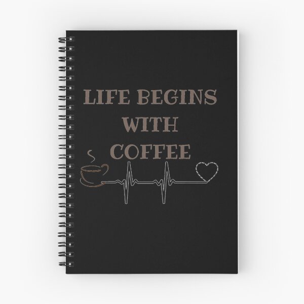Item preview, Life begins with coffee designed and sold by Monkey204.