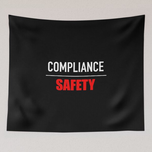 Item preview, Compliance Over Safety T-shirt designed and sold by Dearpeople.