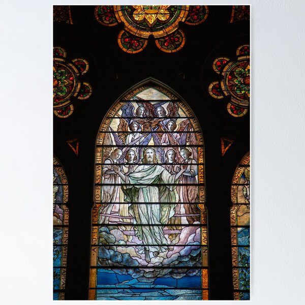 Design for double lancet window Poster Print by Louis Comfort Tiffany (18 x  24) 