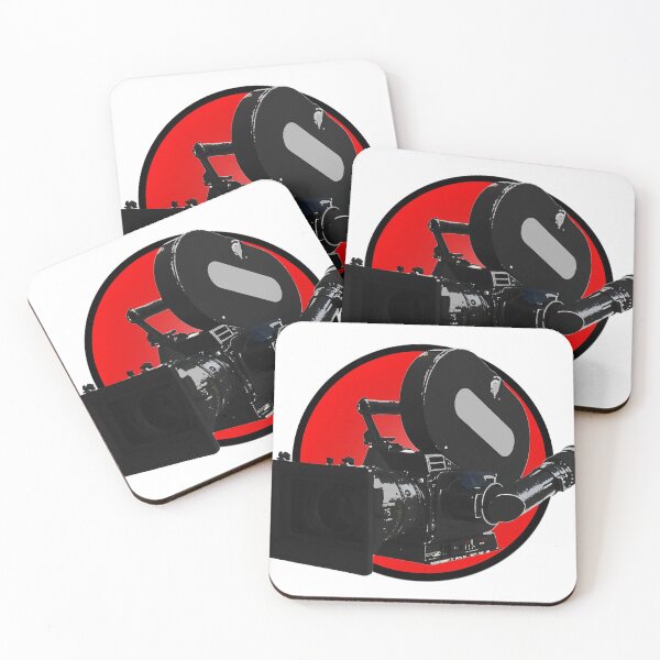 Item preview, Movie Camera on Red designed and sold by stevespencetv.