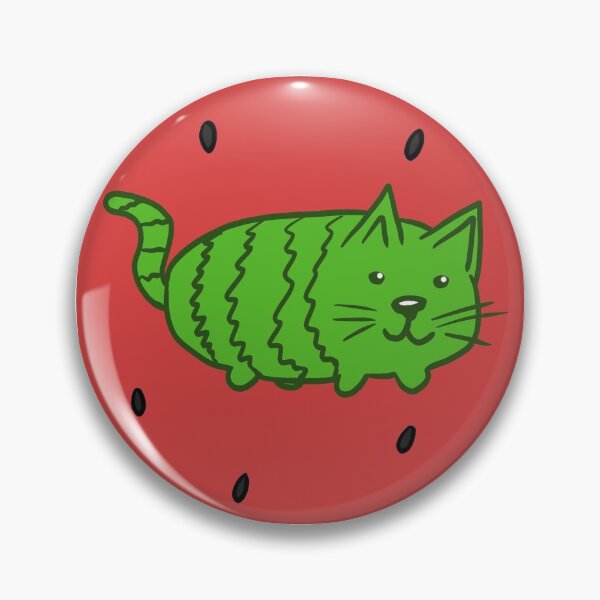 Artikelvorschau, Wassermelone Cat entworfen und verkauft von RaspberryTea663.