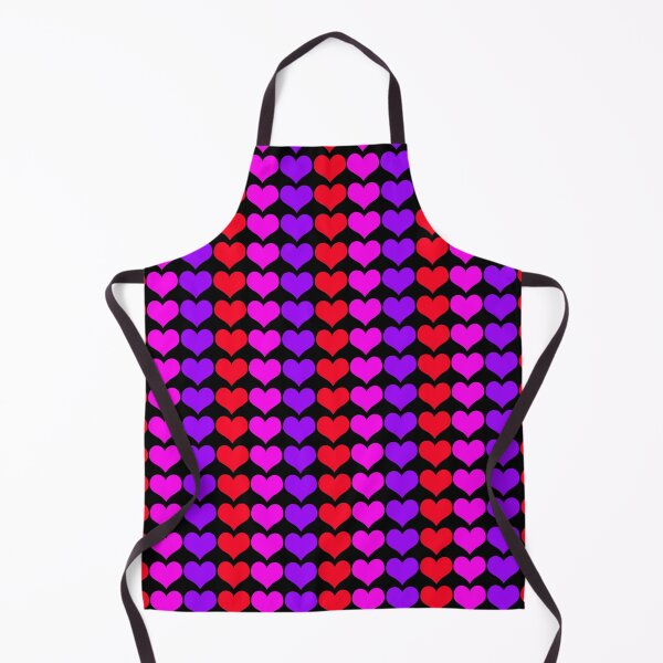 Item preview, Bright Hearts Print Black Background designed and sold by Sharon Schwalbe.