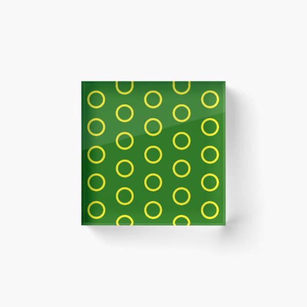 Item preview, yellow circle green background designed and sold by miaterinka.