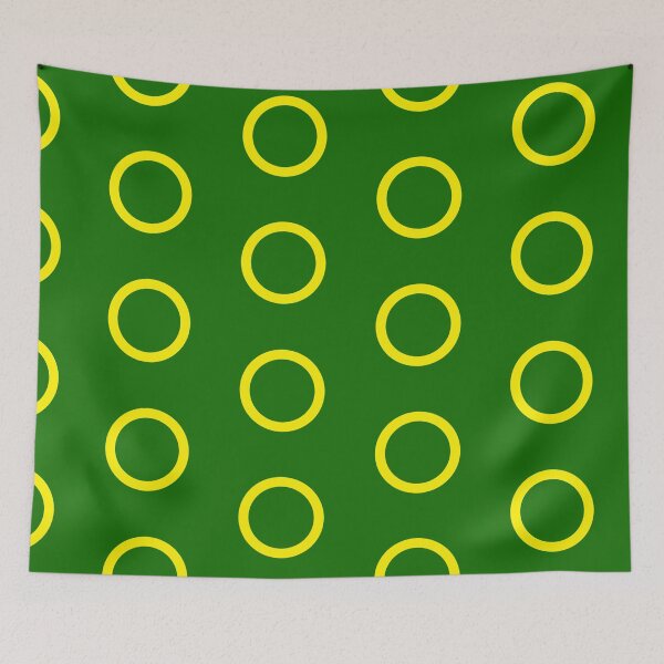 Item preview, yellow circle green background designed and sold by miaterinka.
