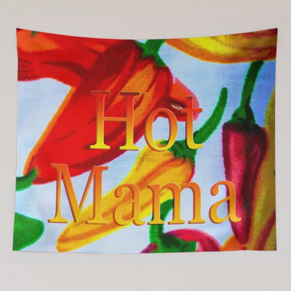 Item preview, Red Hot Chili Peppers Hot Mama designed and sold by CrazyCraftLady.