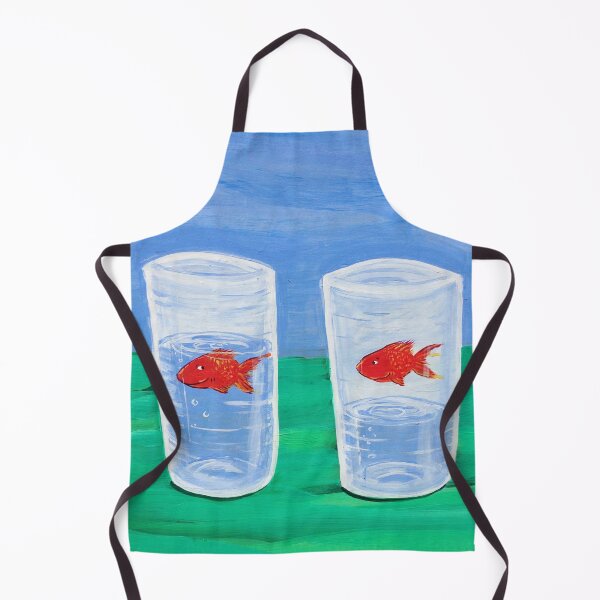 Item preview, glasses half full fish designed and sold by swellart.