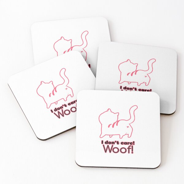 Item preview, Cat attitude! I don’t care- Woof!!! designed and sold by Got-Ya-Bak.