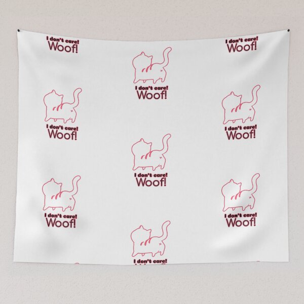 Item preview, Cat attitude! I don’t care- Woof!!! designed and sold by Got-Ya-Bak.