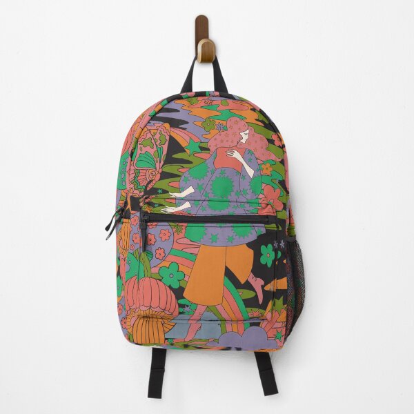 Psychedelic Pattern Backpack