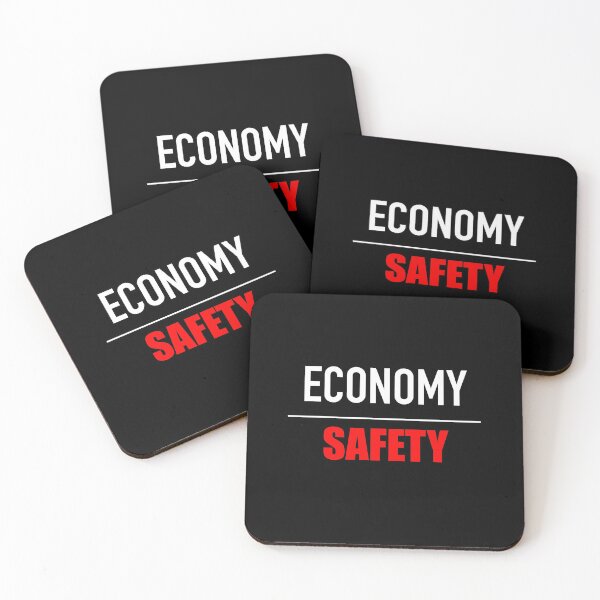 Item preview, Economy Over Safety Mask designed and sold by Dearpeople.