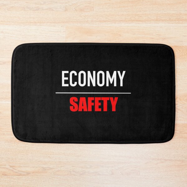 Item preview, Economy Over Safety Mask designed and sold by Dearpeople.