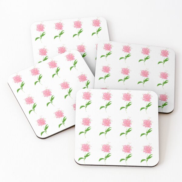 Item preview, Blush hydrangea flower painting pattern drawing designed and sold by Imanitasong.