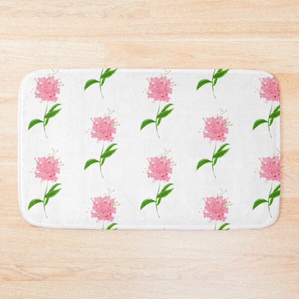 Item preview, Blush hydrangea flower painting pattern drawing designed and sold by Imanitasong.
