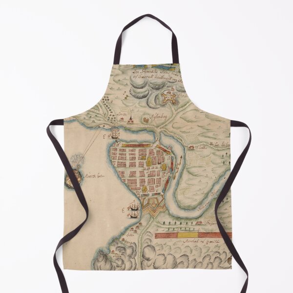 Item preview, Vintage Map of Trondheim Norway (1718) designed and sold by BravuraMedia.