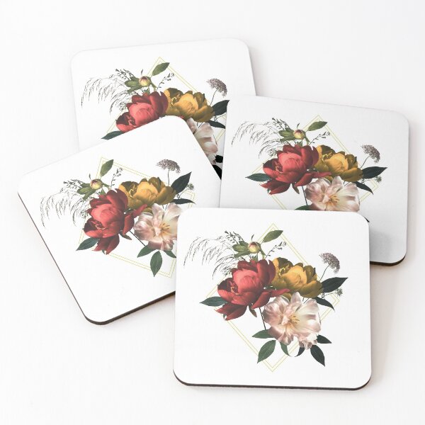 Item preview, floral geometric gold designed and sold by byannagrace.