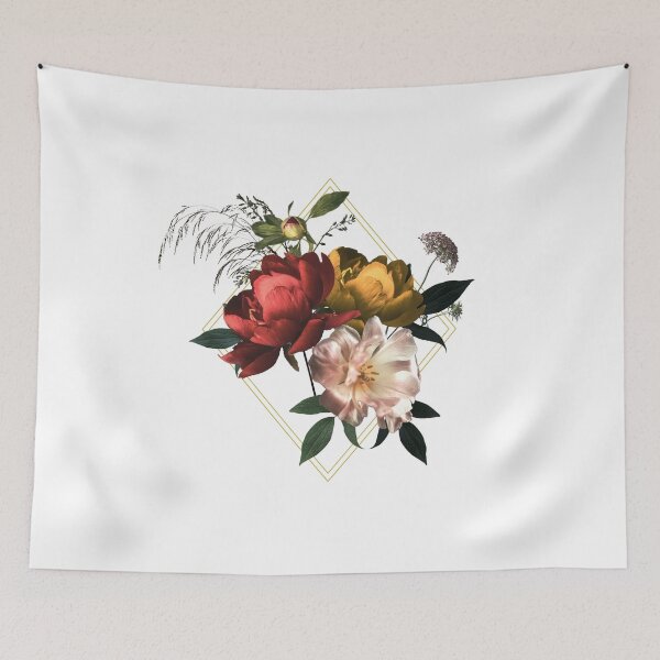 Item preview, floral geometric gold designed and sold by byannagrace.