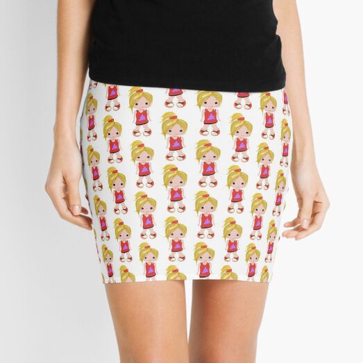 Rojo (de Iris o La Flor del Azafrán) Minifalda