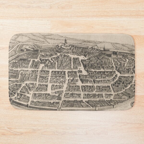 Item preview, Vintage Map of Chieri Italy (1697) designed and sold by BravuraMedia.