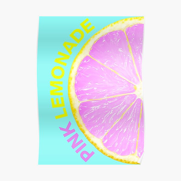 "Pink Lemonade The Wombats Designed by Robbidesigns" Poster by