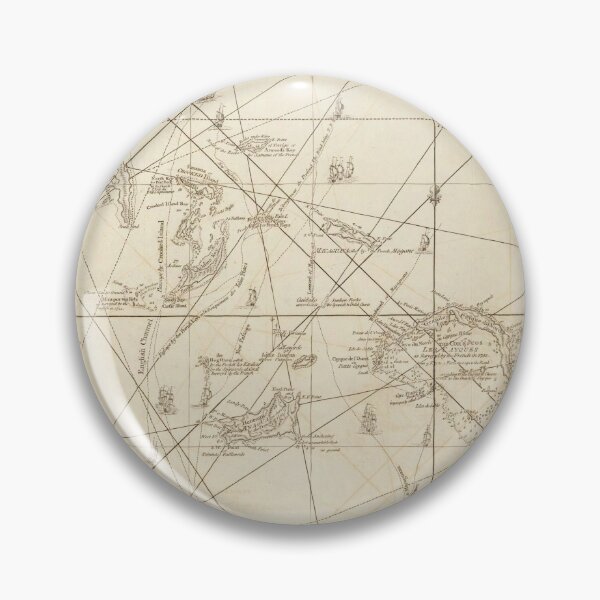Item preview, Vintage map of The Turks and Caicos Islands (1775) designed and sold by BravuraMedia.