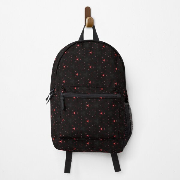 Red Spotted Futuristic Backpack