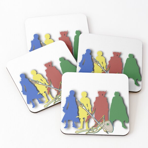 Item preview, Four Cardinal heroes designed and sold by Mason Ward.