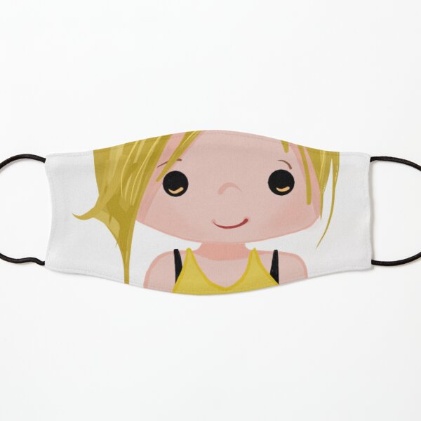 Amarillo (de Iris o La Flor del Azafrán) Mascarilla para niños