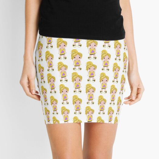 Amarillo (de Iris o La Flor del Azafrán) Minifalda