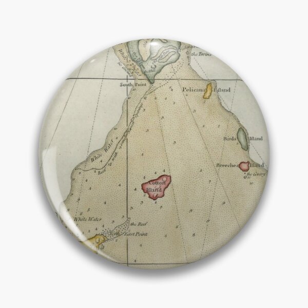 Item preview, Vintage Map of The Turks Islands (1794) designed and sold by BravuraMedia.