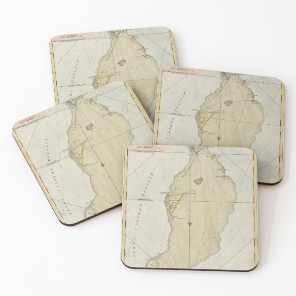 Item preview, Vintage Map of The Turks Islands (1794) designed and sold by BravuraMedia.