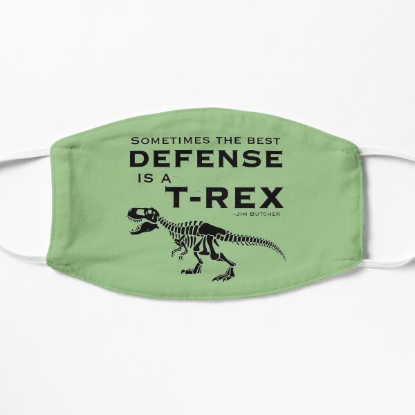 Defense Dinosaur Flat Mask