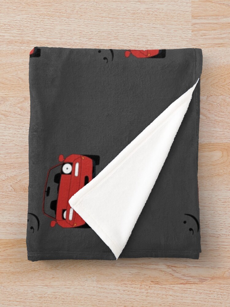 Alternate view of Miata ;) Throw Blanket