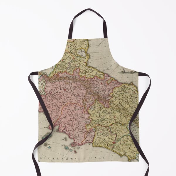 Item preview, Vintage Map of Tuscany Italy (1665) designed and sold by BravuraMedia.