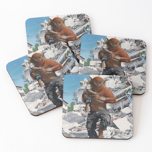 Item preview, Bugbear Hero Rescuing Child Fantasy Art designed and sold by HelmsArt.