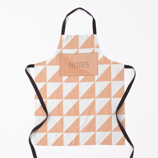 Item preview, Simple geometric triangle design in apricot for notes designed and sold by mcshirtface.
