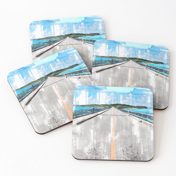 Item preview, Straight Road Bridge Japan - For Travelers designed and sold by ColortrixArt.