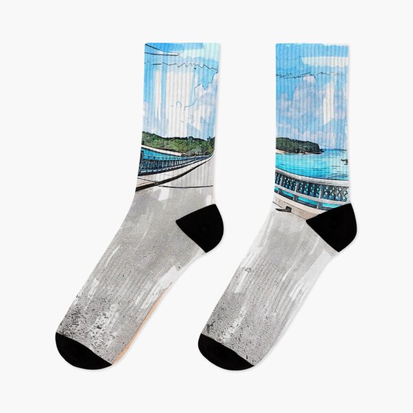 Item preview, Straight Road Bridge Japan - For Travelers designed and sold by ColortrixArt.