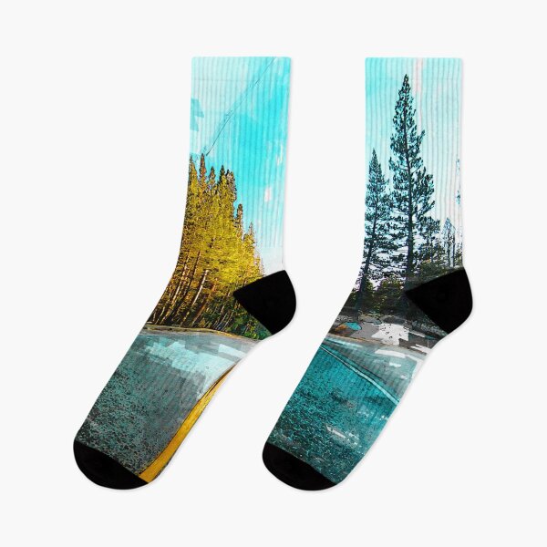 Item preview, Straight Road Yosemite Park USA - For Travelers designed and sold by ColortrixArt.