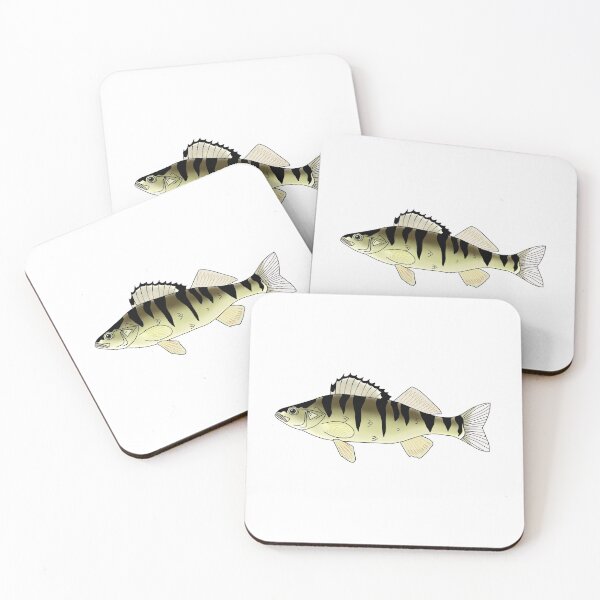 Item preview, Yellow Perch Fresh water cartoon fish! designed and sold by Sophie0854.