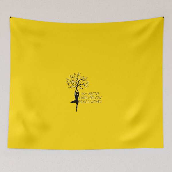 Item preview, Yoga quote , Sky above earth below peace within  designed and sold by remonss.