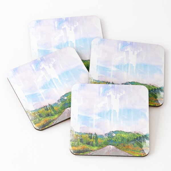 Item preview, Straight Road Beaver Mountain USA - For Travelers designed and sold by ColortrixArt.