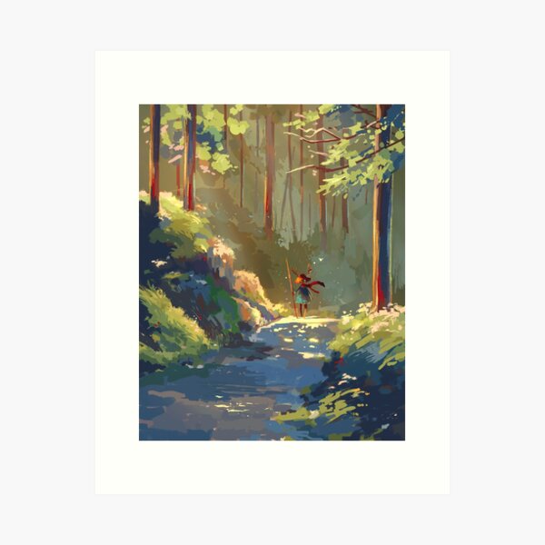 Vista previa del artículo con la obra «Una tarde en el bosque», diseñado y vendido por Shinsyl.
