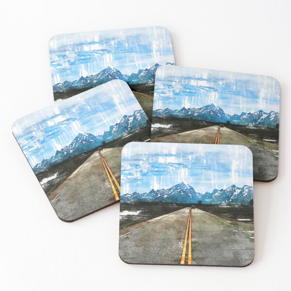 Item preview, Straight Road Grand Teton USA - For Travelers designed and sold by ColortrixArt.