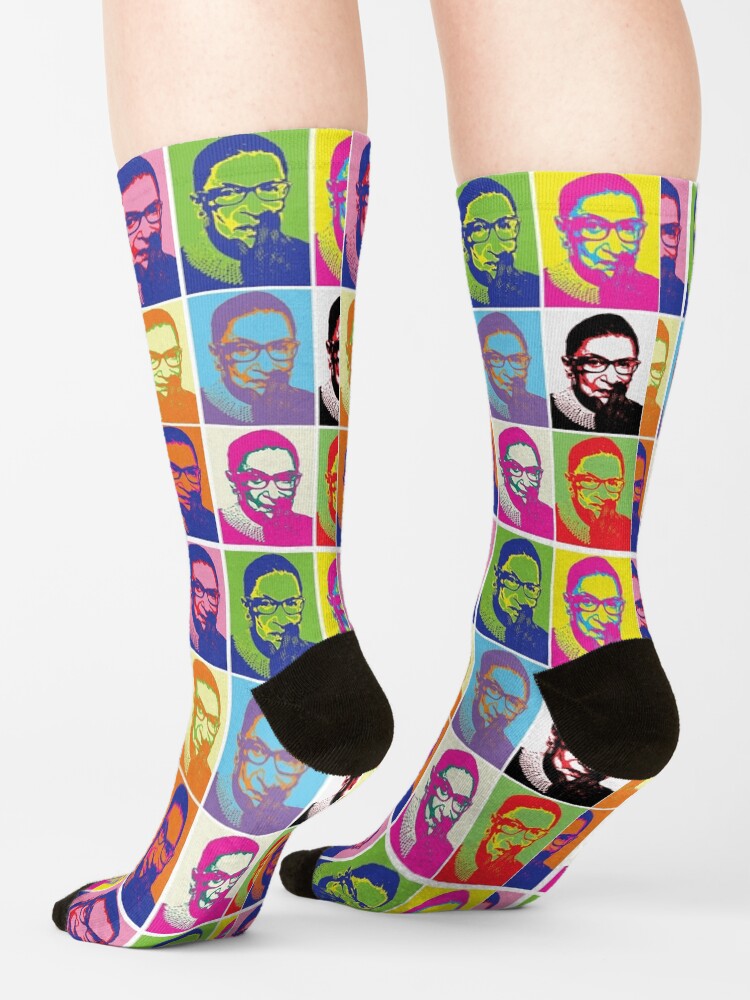 Alternate view of Notorious RBG - Pop Art Blast Socks