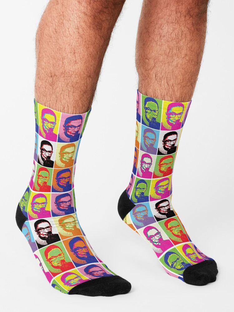 Alternate view of Notorious RBG - Pop Art Blast Socks