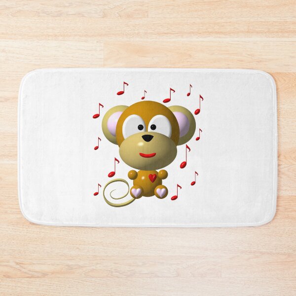 Item preview, Cute musical monkey designed and sold by Artist4God.